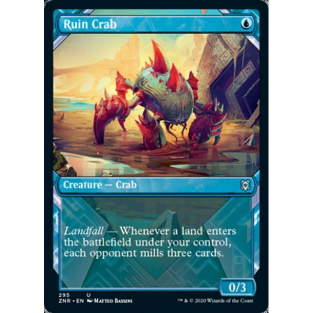 Ruin Crab 075 280 Foil Uncommon Zendikar Rising ZNR